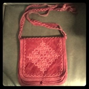 Vintage velvet bag